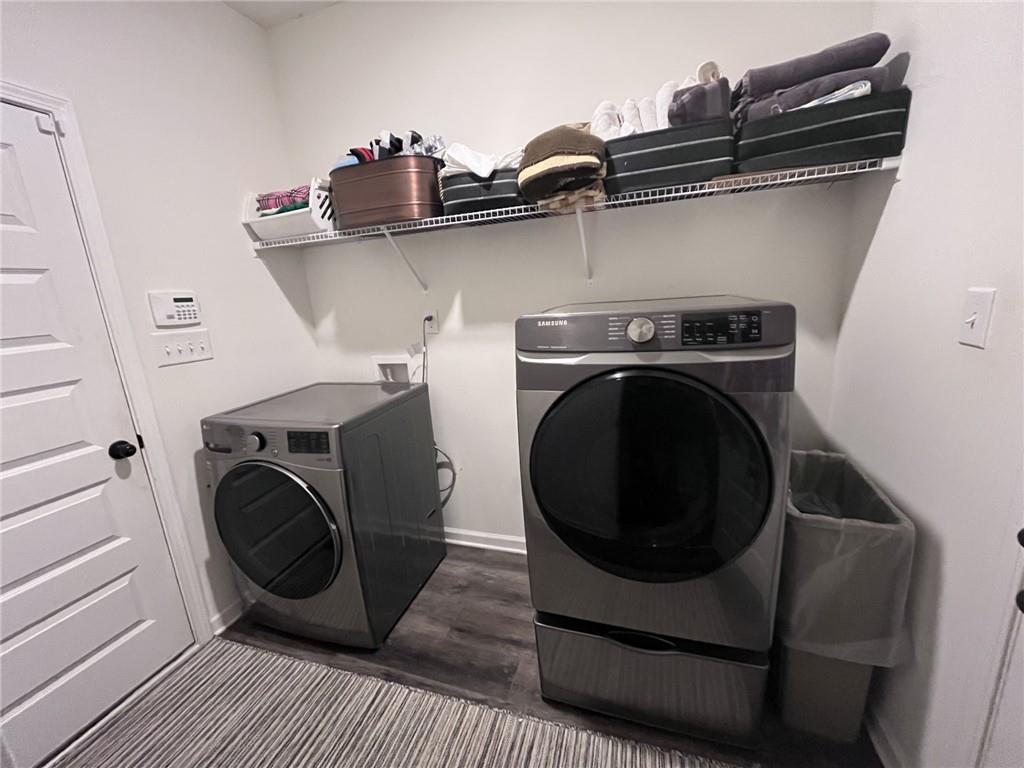 245 S Ridge Senoia, GA 30276 - Photo 13 of 25 a utility room with dryer and washer