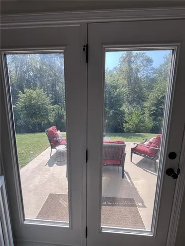 swimming pool with outdoor seating