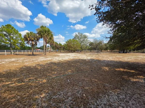 a view of open space with city view