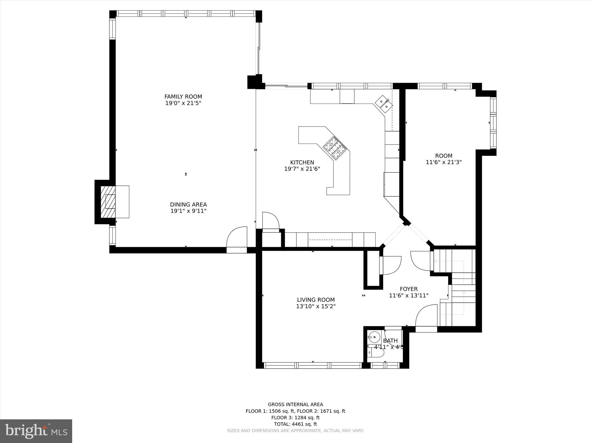 23307 Woodfield Road Gaithersburg, MD 20882 - Photo 50 of 52 Main Level Floor Plan