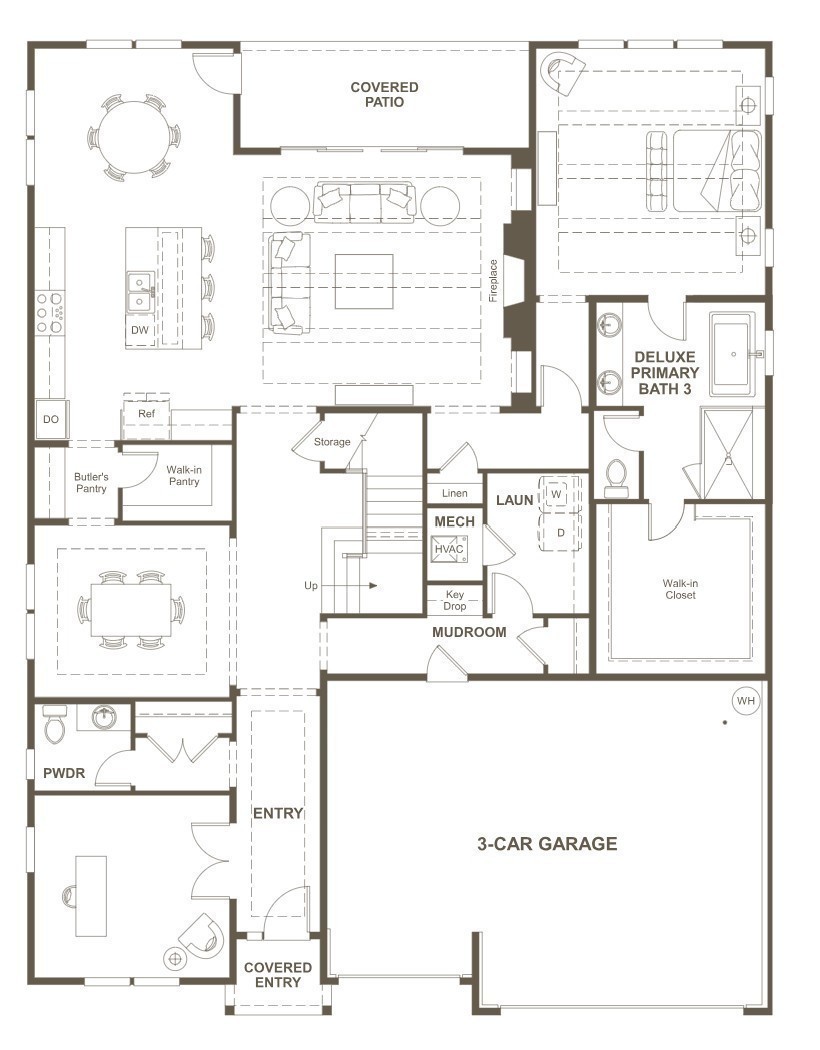1933 Harmony Road Spring Hill, TN 37174 - Photo 49 of 50 a picture of a floor plan