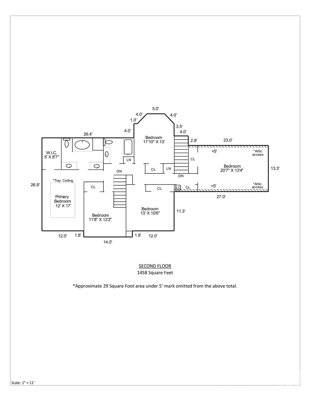 29 Tillman Road Lake Junaluska, NC 28745 - Photo 44 of 46 a picture of a floor plan