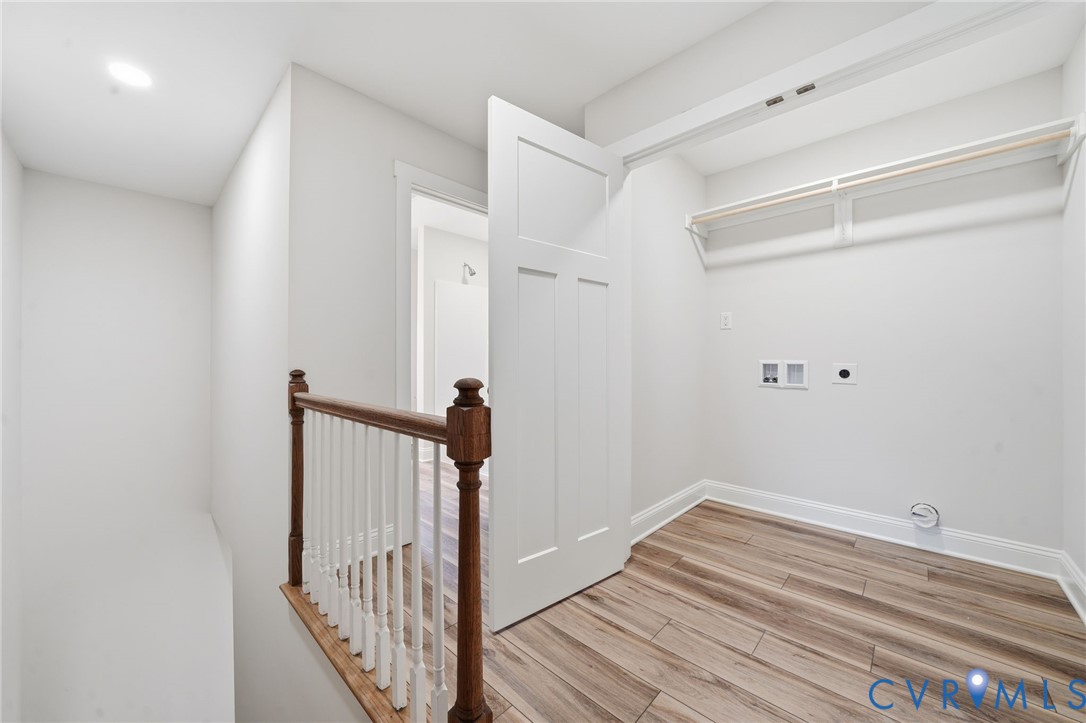 2914 Congress Road North Chesterfield, VA 23237 - Photo 10 of 23 a view of a hallway with wooden floor and entryway