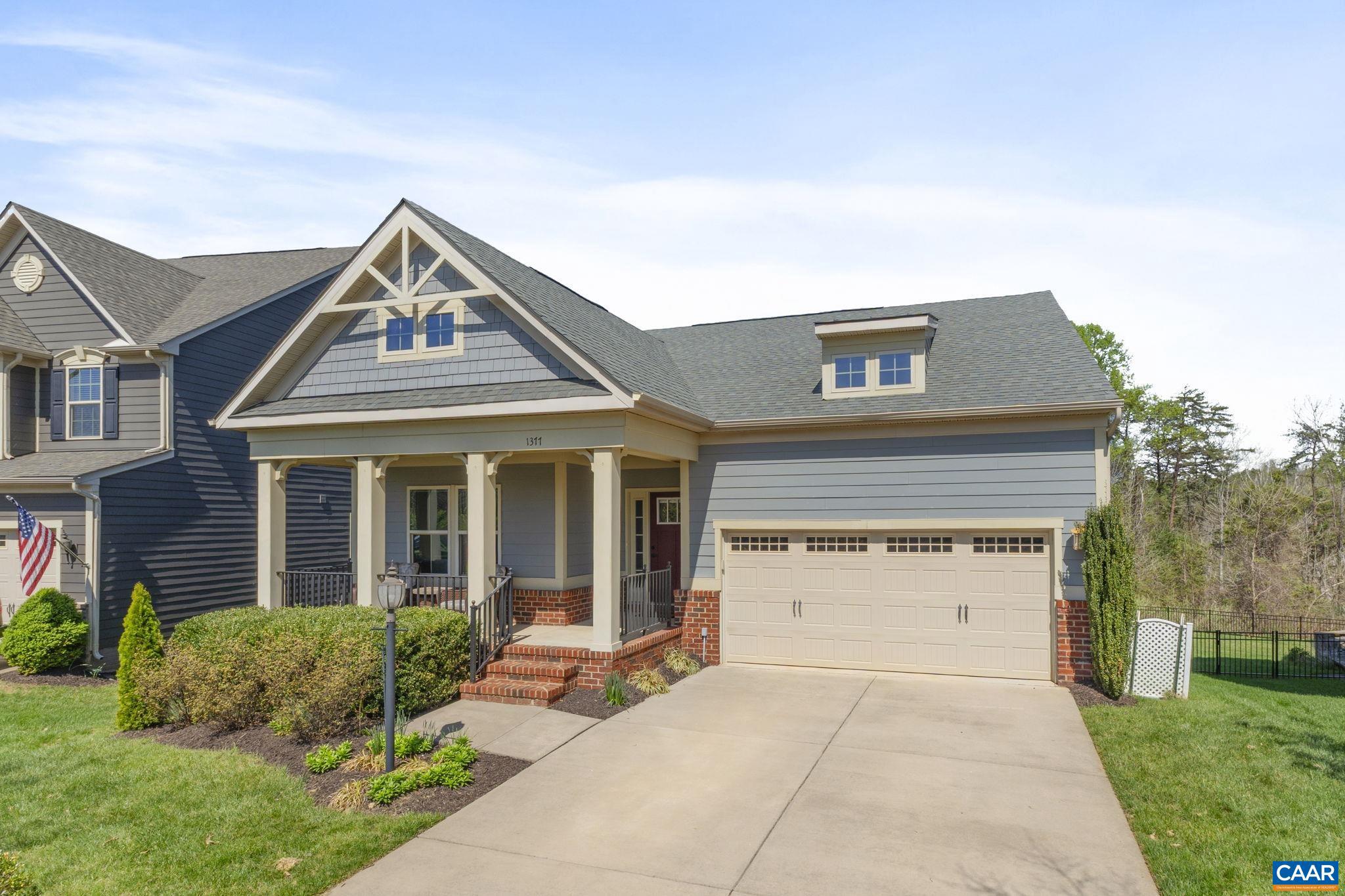 1377 Delphi Lane Charlottesville, VA 22911 - Photo 46 of 48 a front view of a house with garden