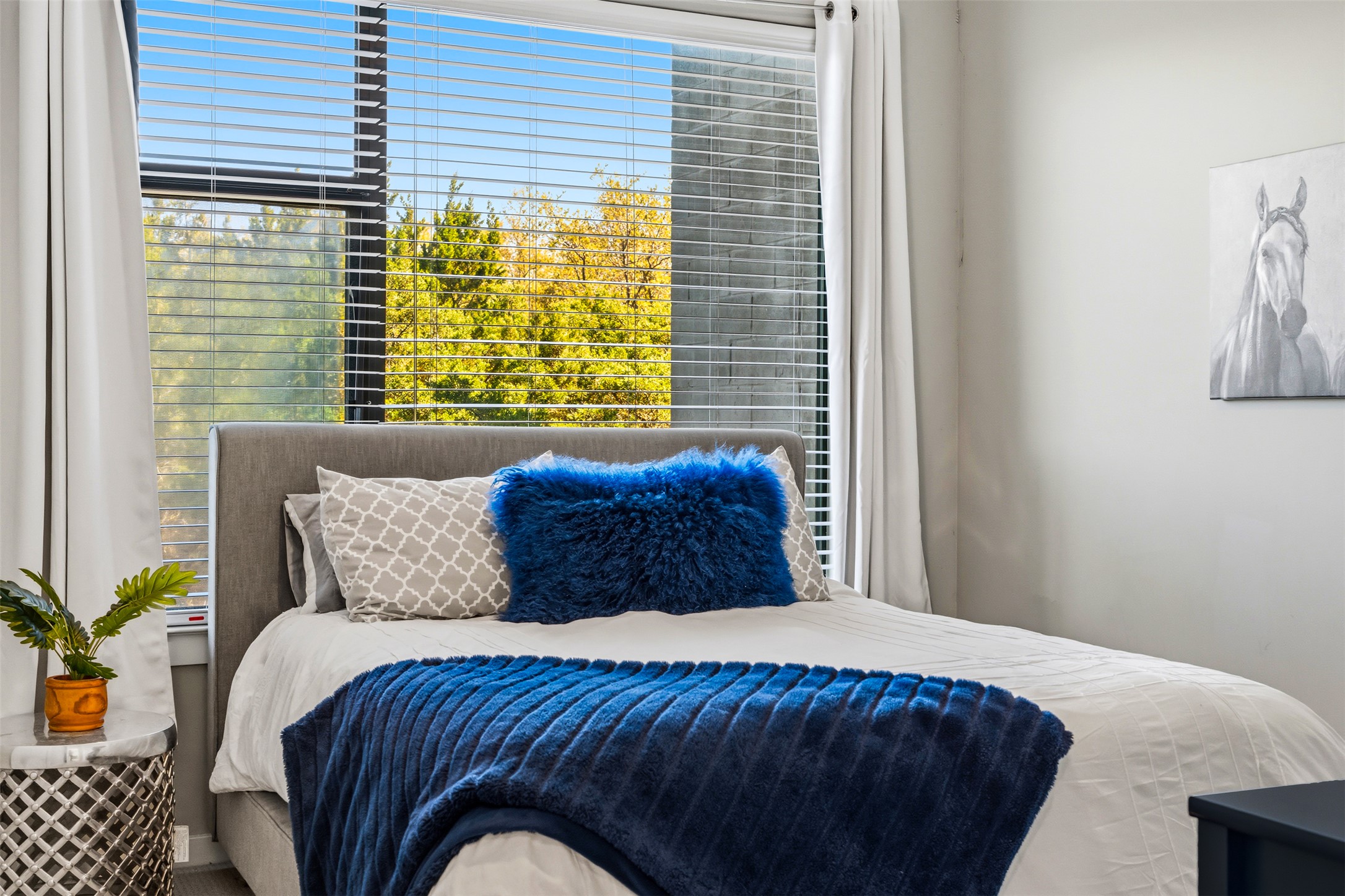 5921 Hiline Road, Unit 2304 Austin, TX 78734 - Photo 5 of 39 a bedroom with a bed and a window