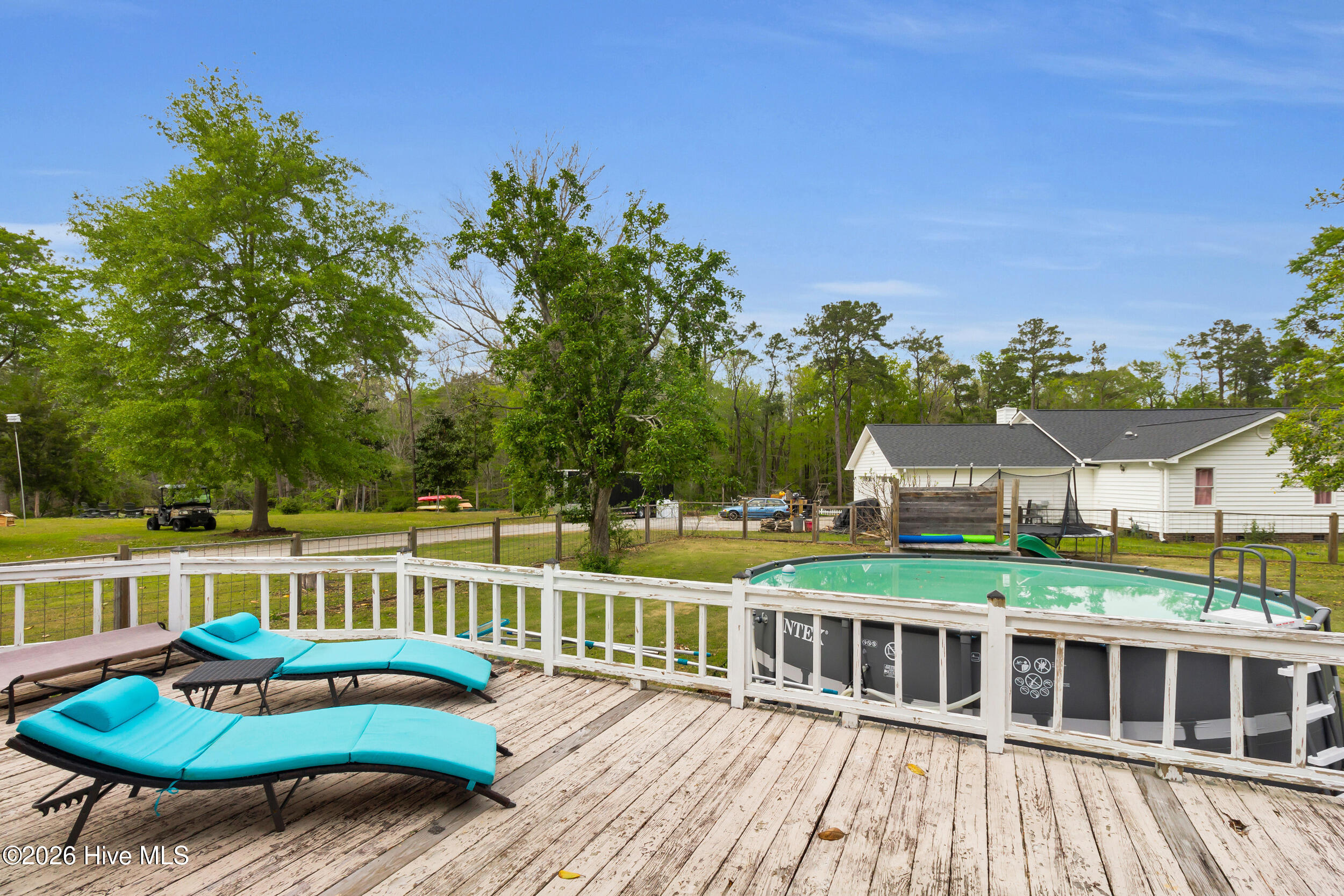 308 Pollock Street Pollocksville, NC 28573 - Photo 5 of 45 Wrap around porch-rear