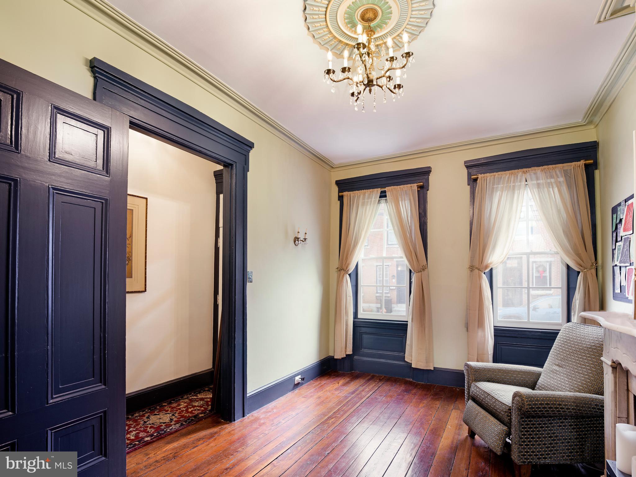 223 Carpenter Street Philadelphia, PA 19147 - Photo 13 of 42 a view of livingroom with furniture and wooden floor