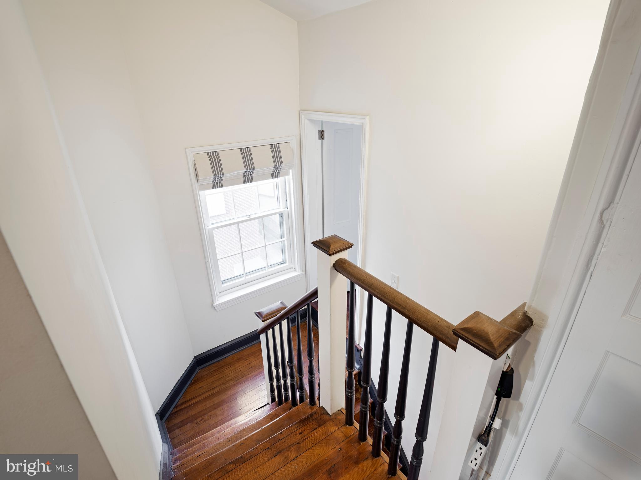 223 Carpenter Street Philadelphia, PA 19147 - Photo 37 of 42 a view of staircase with railing and white walls
