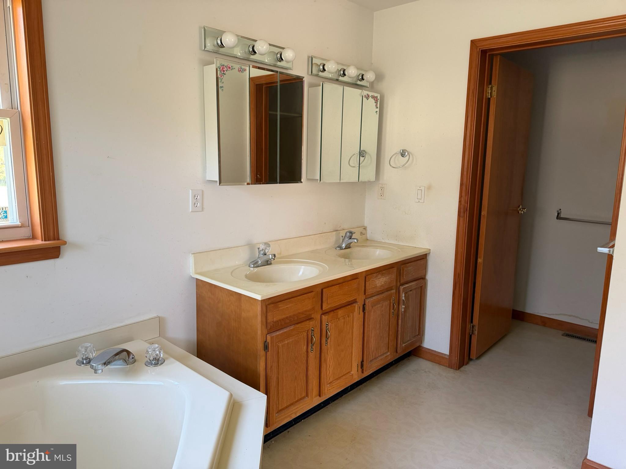 261 Andrews Lake Road Felton, DE 19943 - Photo 21 of 21 a bathroom with a sink and a mirror