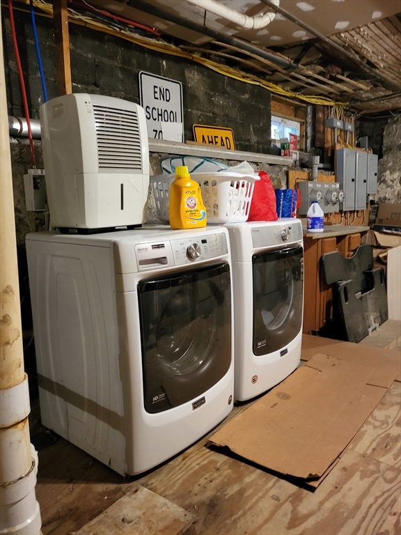 12 Watts Street, Unit 1 Chelsea, MA 02150 - Photo 26 of 29 a utility room with dryer and washer