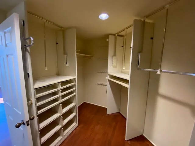 a bathroom with a shower and a tub