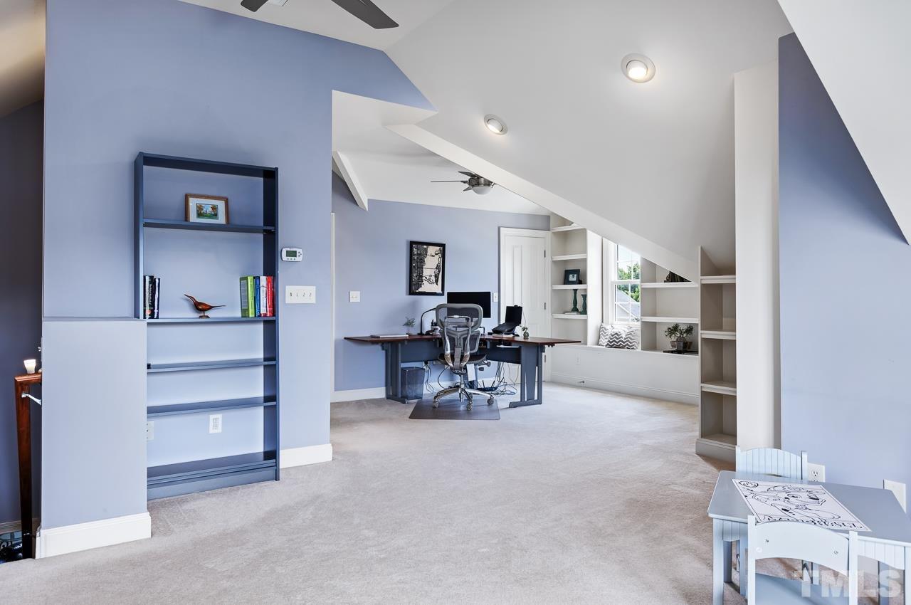 3510 Bright Horizons Way Raleigh, NC 27614 - Photo 21 of 29 The wide open third floor has so much space! With a convenient full bath, built-ins, and window seat, this room has unlimited possibilities.