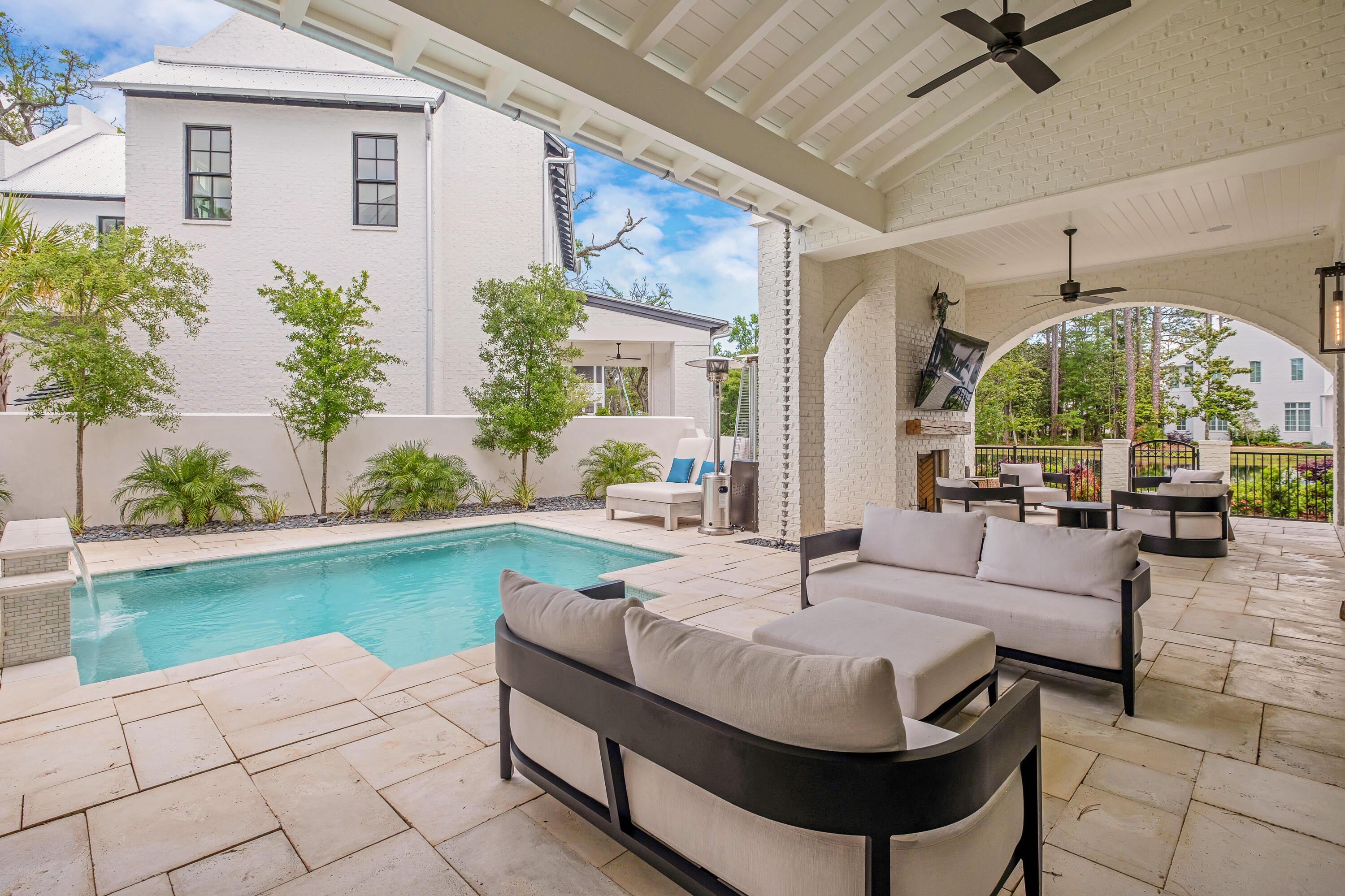 83 Tyler Drive Santa Rosa Beach, FL 32459 - Photo 21 of 68 a outdoor space with patio lots of furniture and garden view