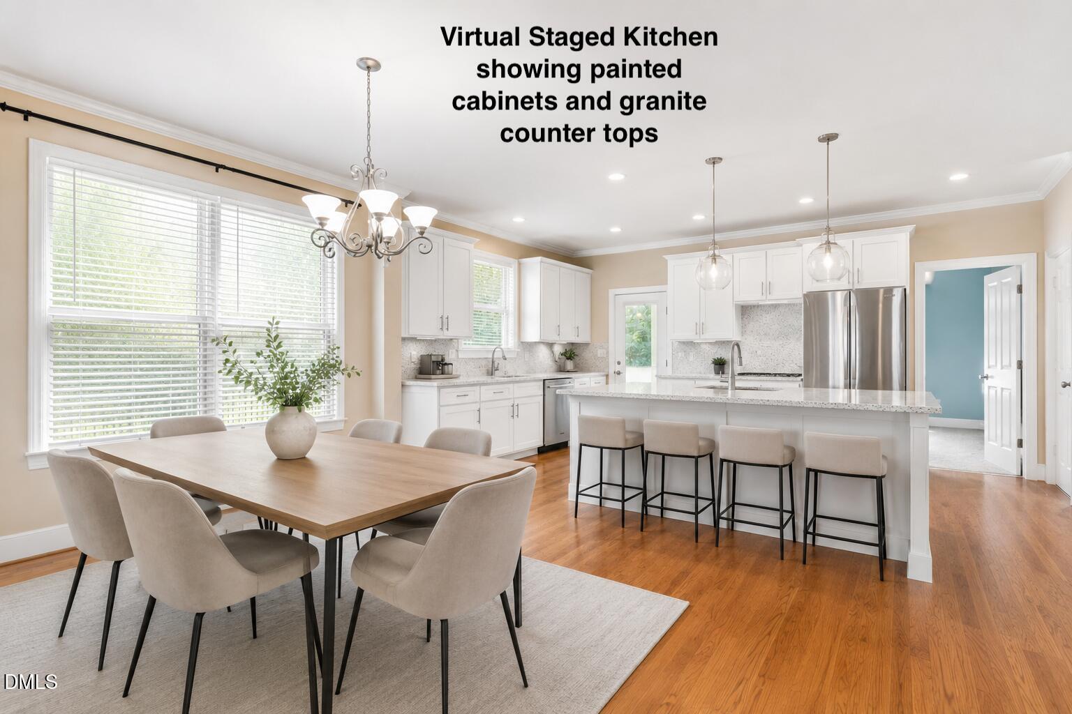 207 North Hopkins Avenue Spring Hope, NC 27882 - Photo 13 of 41 Virtual Kitchen and Breakfast area