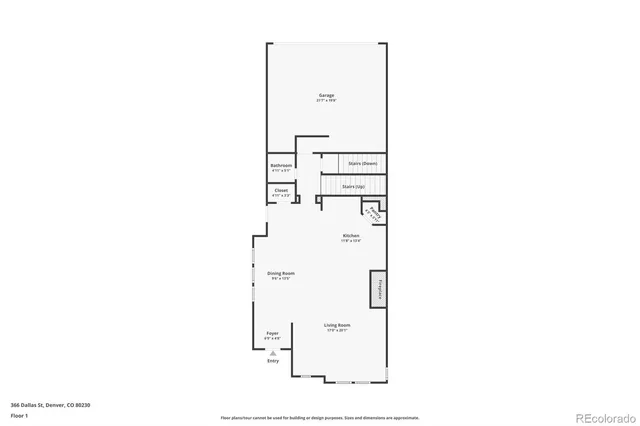 $665,000 | 366 Dallas Street, Denver, CO 80230