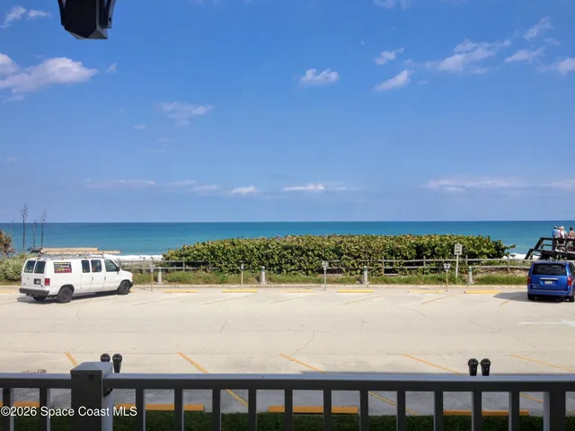 a view of an ocean and beach