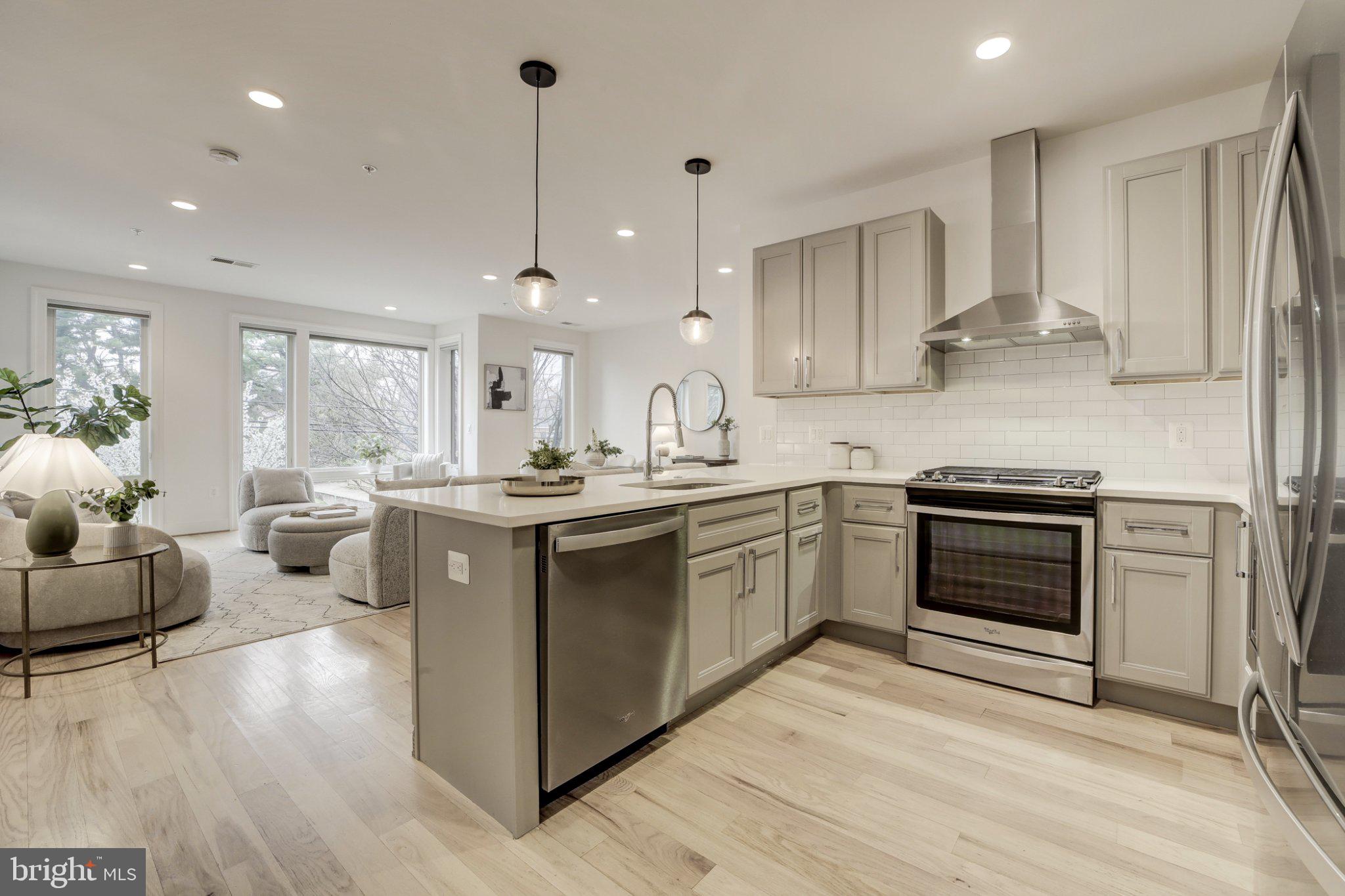 4335 Harrison Street Northwest, Unit 5 Washington, DC 20015 - Photo 13 of 21 Modern kitchen with sleek finishes.