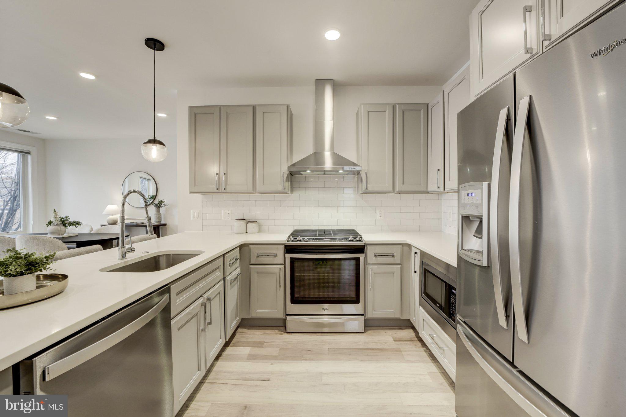 4335 Harrison Street Northwest, Unit 5 Washington, DC 20015 - Photo 14 of 21 Modern kitchen with sleek finishes.