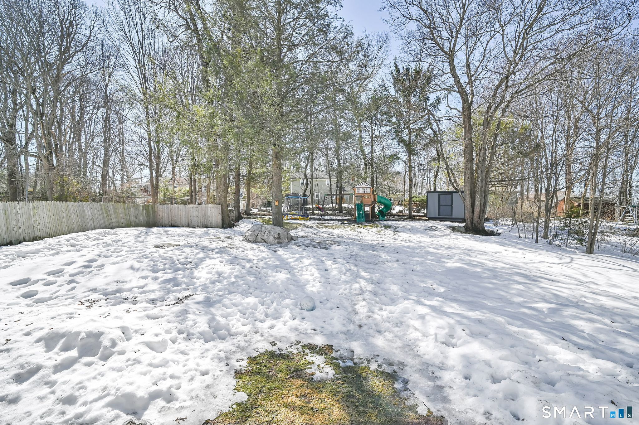 256 Albrecht Road Torrington, CT 06790 - Photo 23 of 31 a backyard of a house with trees