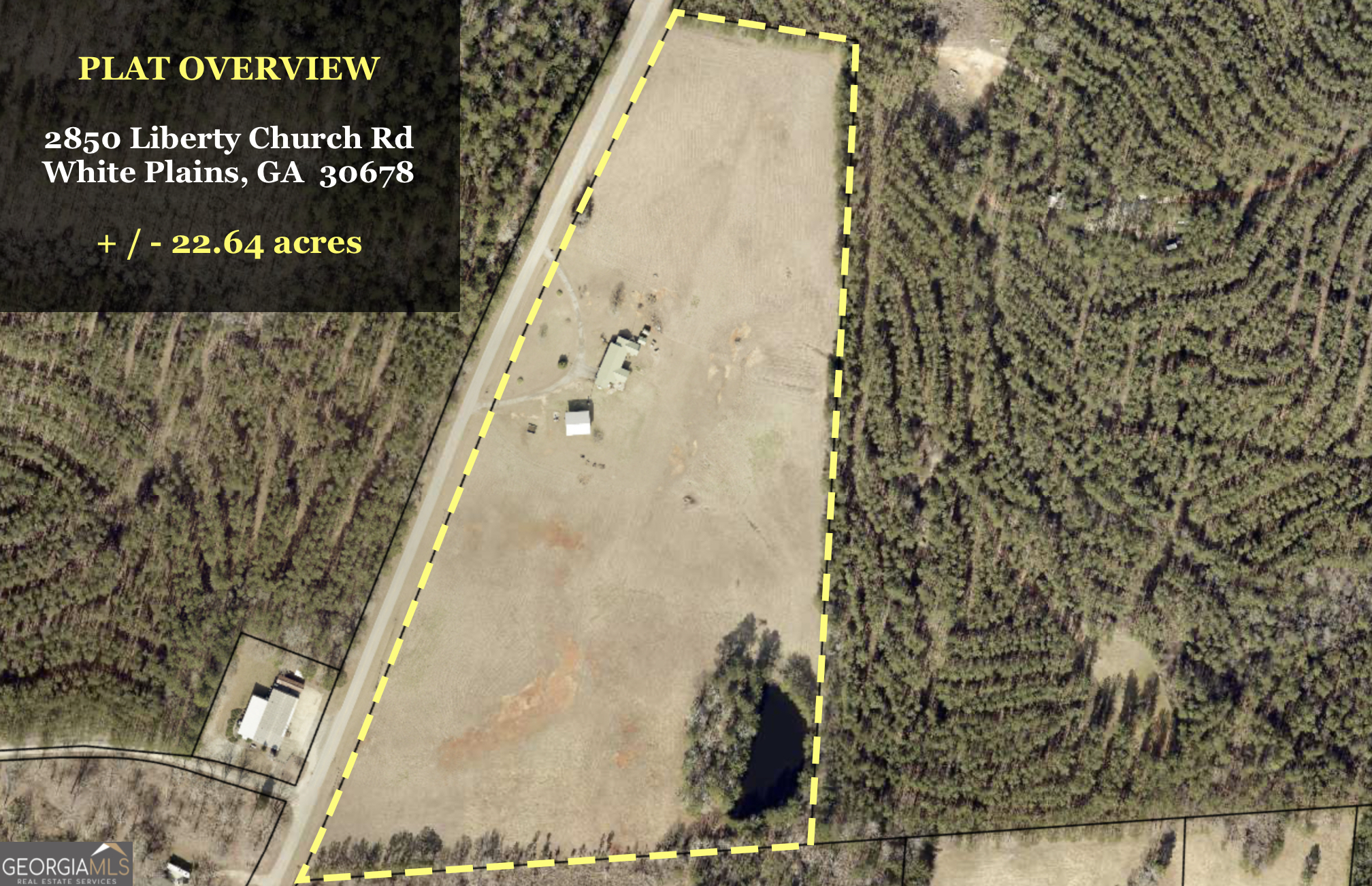 2850 Liberty Church Road White Plains, GA 30678 - Photo 33 of 33 a sign on the side of a wall