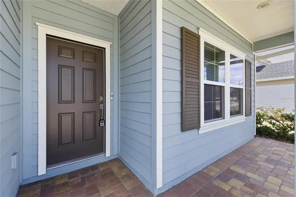 a view of front door of a house