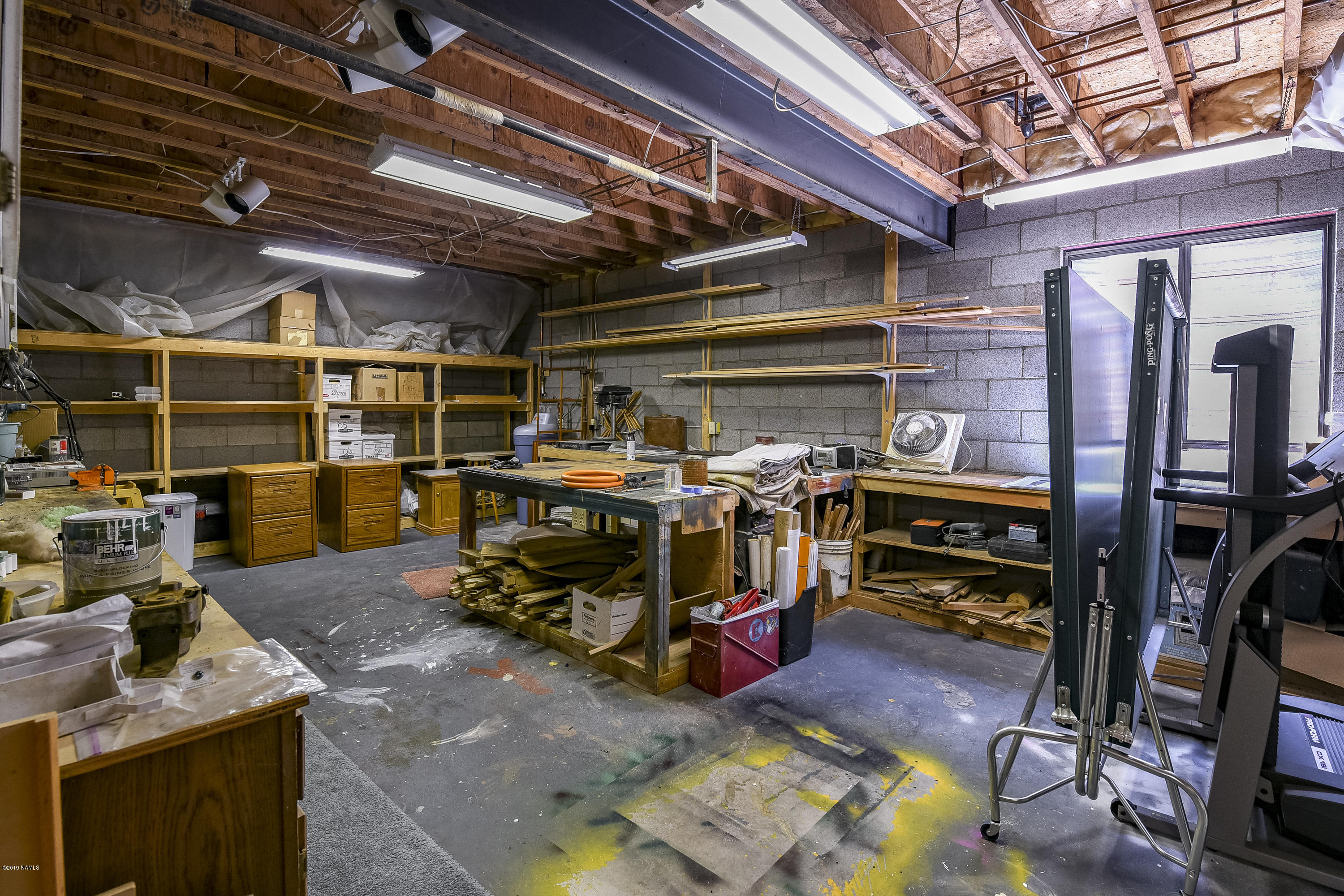 5950 Leupp Road Flagstaff, AZ 86004 - Photo 35 of 67 Workshop in basement