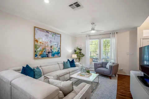 a kitchen with stainless steel appliances a sink stove and refrigerator