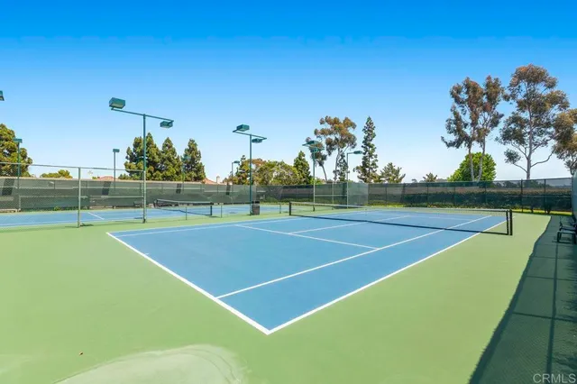 a view of a tennis court