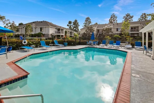 a view of a lake with a house