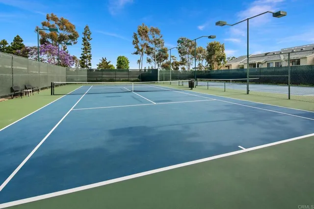 a view of a tennis court
