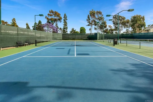 a view of a tennis court