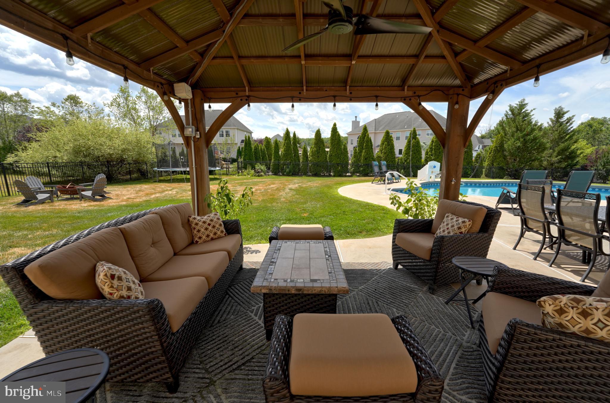 4 Emerald Road Robbinsville, NJ 08691 - Photo 55 of 56 Exterior Backyard Gazebo