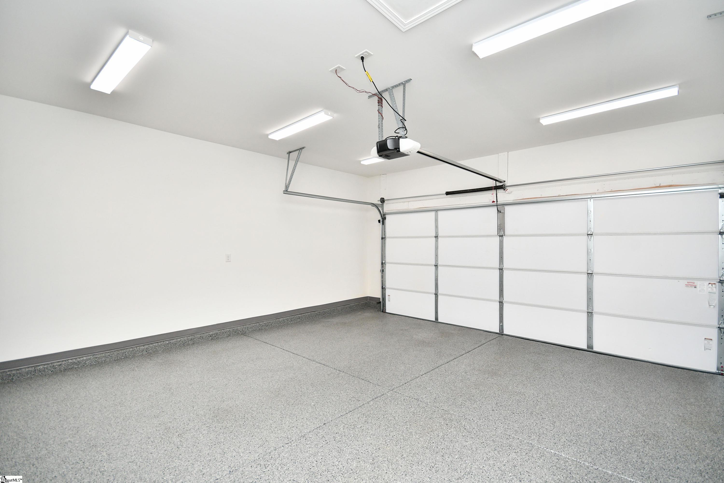 617 Columbus Circle Simpsonville, SC 29680 - Photo 27 of 28 Shop lights and insulated garage door