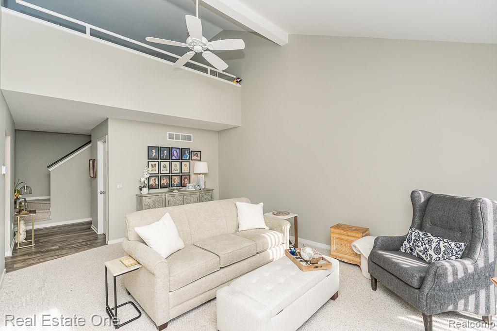 641 Ashley Circle East Rochester, MI 48307 - Photo 8 of 22 Family Room view to loft
