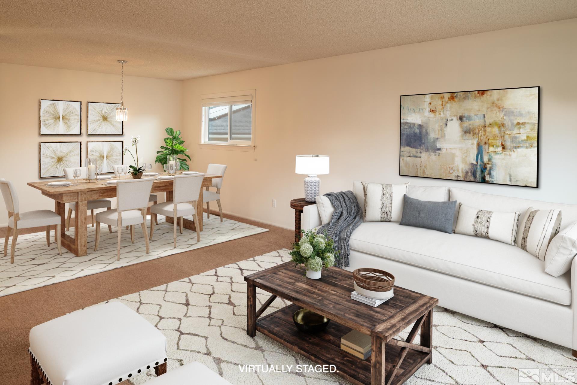 2055 Prince Way Reno, NV 89503 - Photo 6 of 35 a living room with furniture a wooden floor and next to a window
