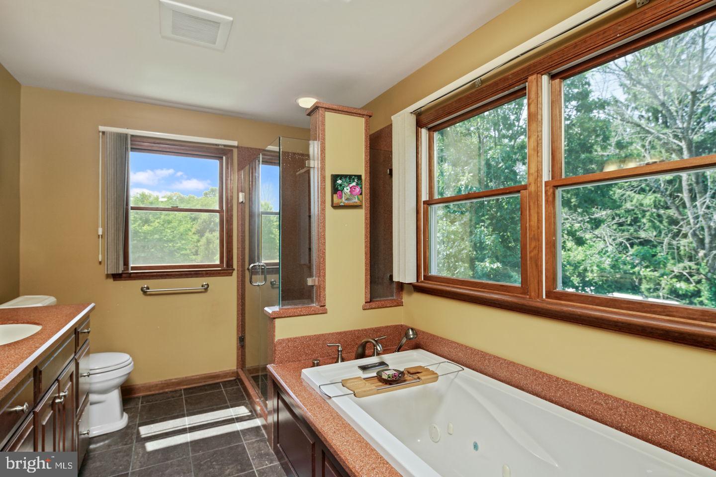4661 Smith Road Newtown, PA 18940 - Photo 32 of 44 Owner's Walk in Shower & Jetted Tub