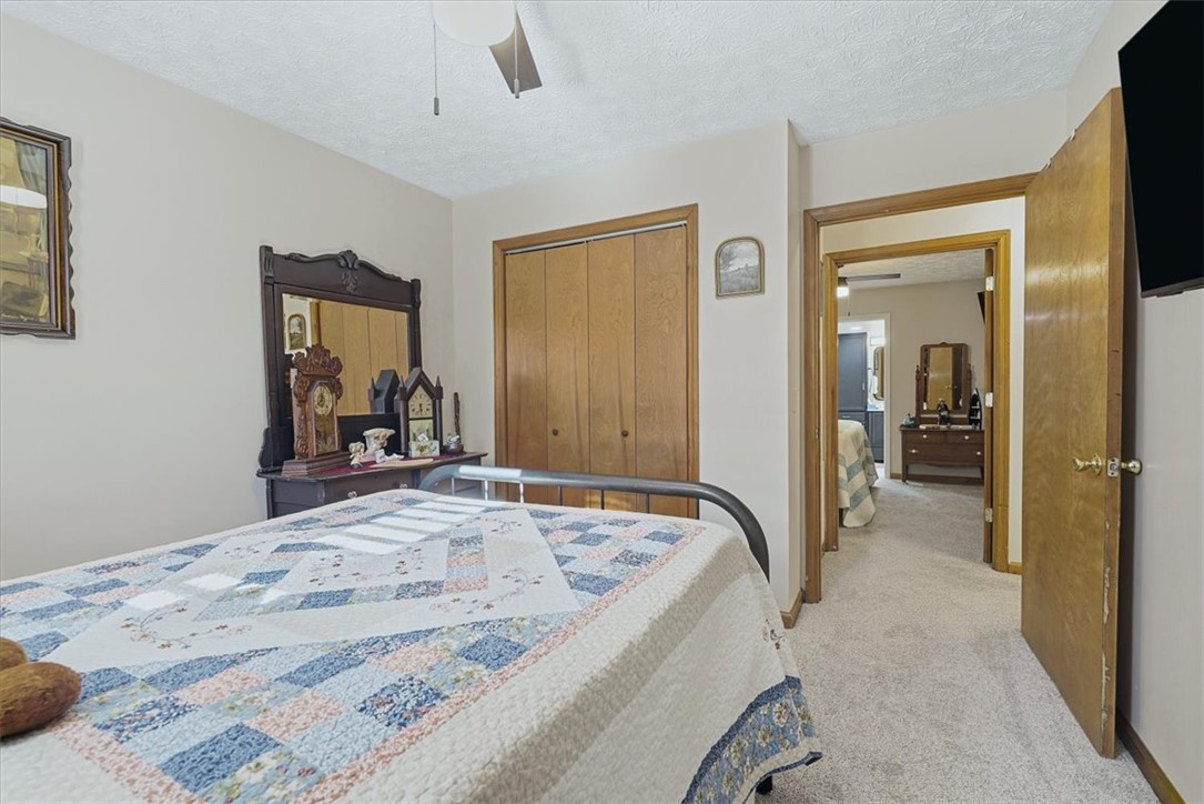 211 Cedar Ridge Drive Westminster, SC 29693 - Photo 14 of 34 Carpeted flooring and natural wood doors define this bedroom space.