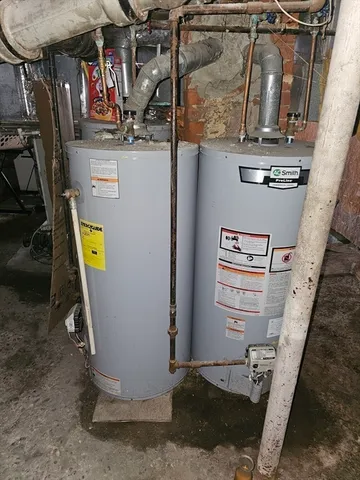 a view of water heater room