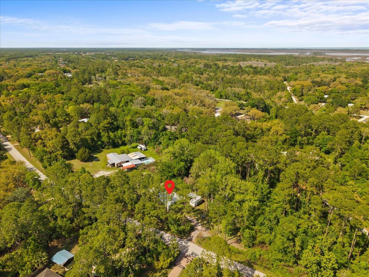 6860 Catlett Road St. Augustine, FL 32095 - Photo 32 of 36 Bird's eye view of a heavily wooded area