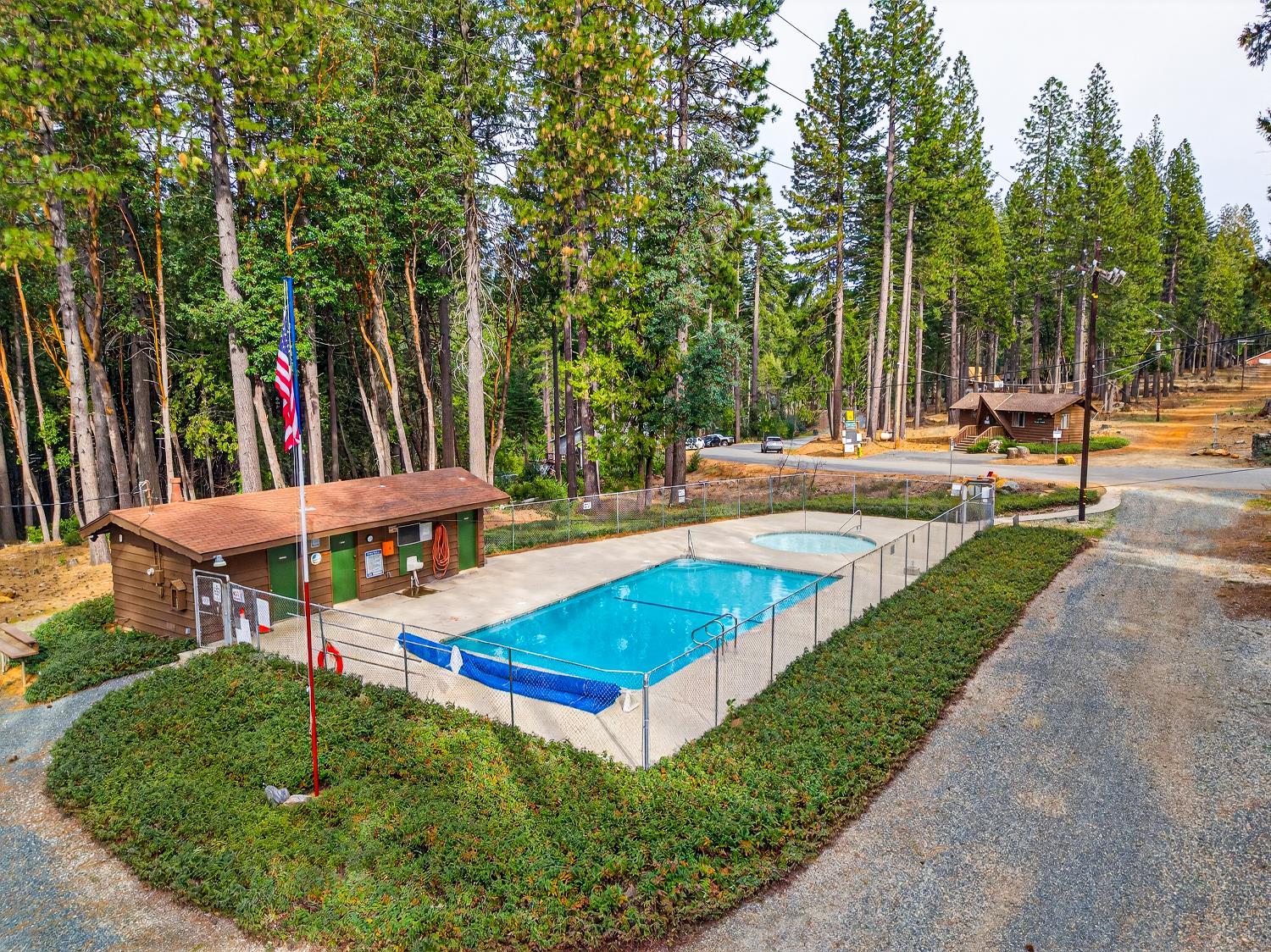 6300 Merry Way Clipper Mills, CA 95930 - Photo 62 of 69 a view of a backyard with swimming pool