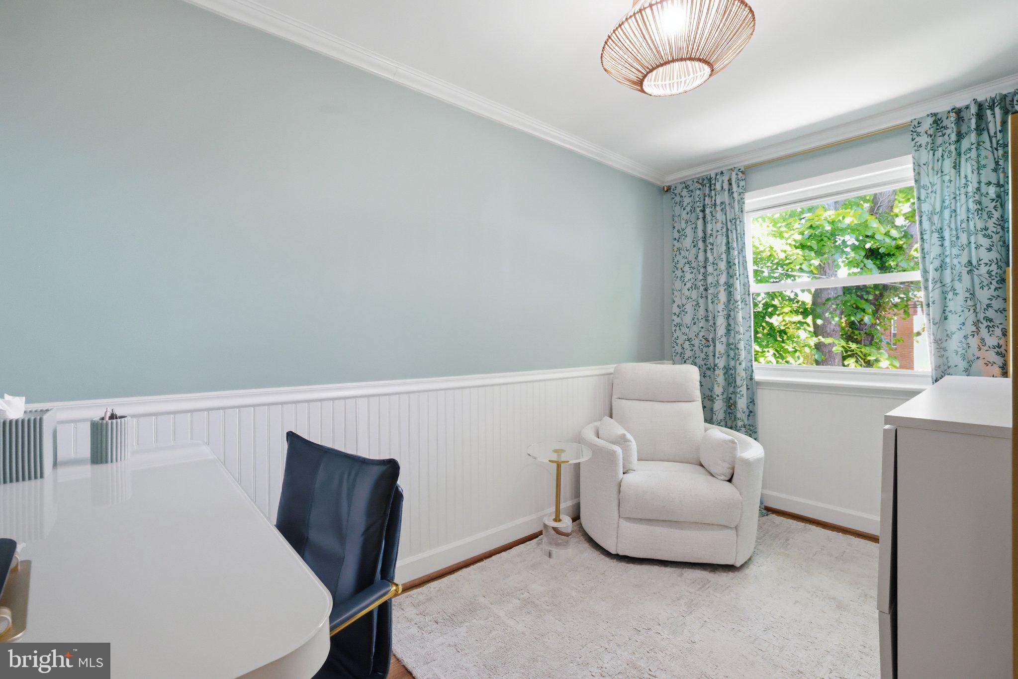 49 West Reed Avenue Alexandria, VA 22305 - Photo 19 of 29 Serene workspace with natural light.
