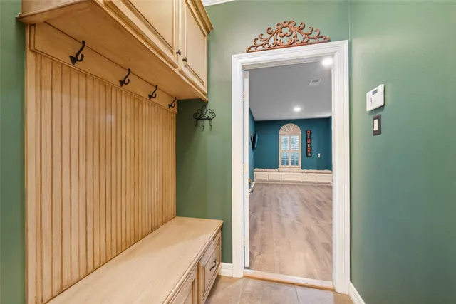 a view of a hallway with a hallway