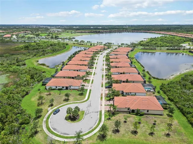 a view of a city with an ocean