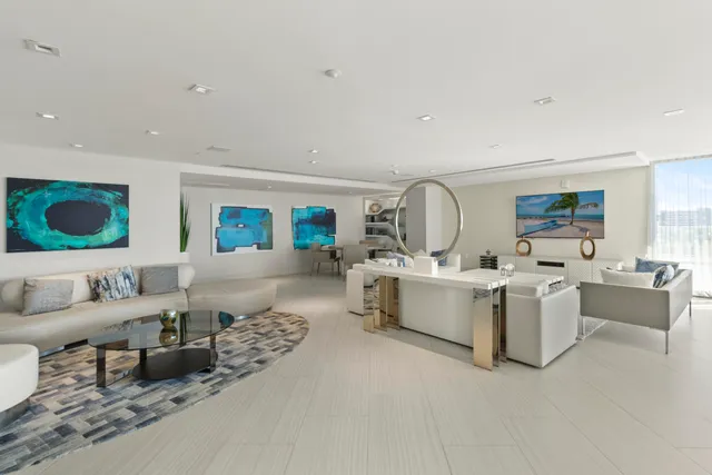 a outdoor space with patio furniture and a potted plant