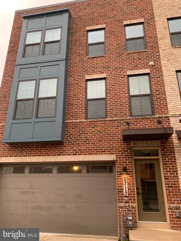 a front view of a building