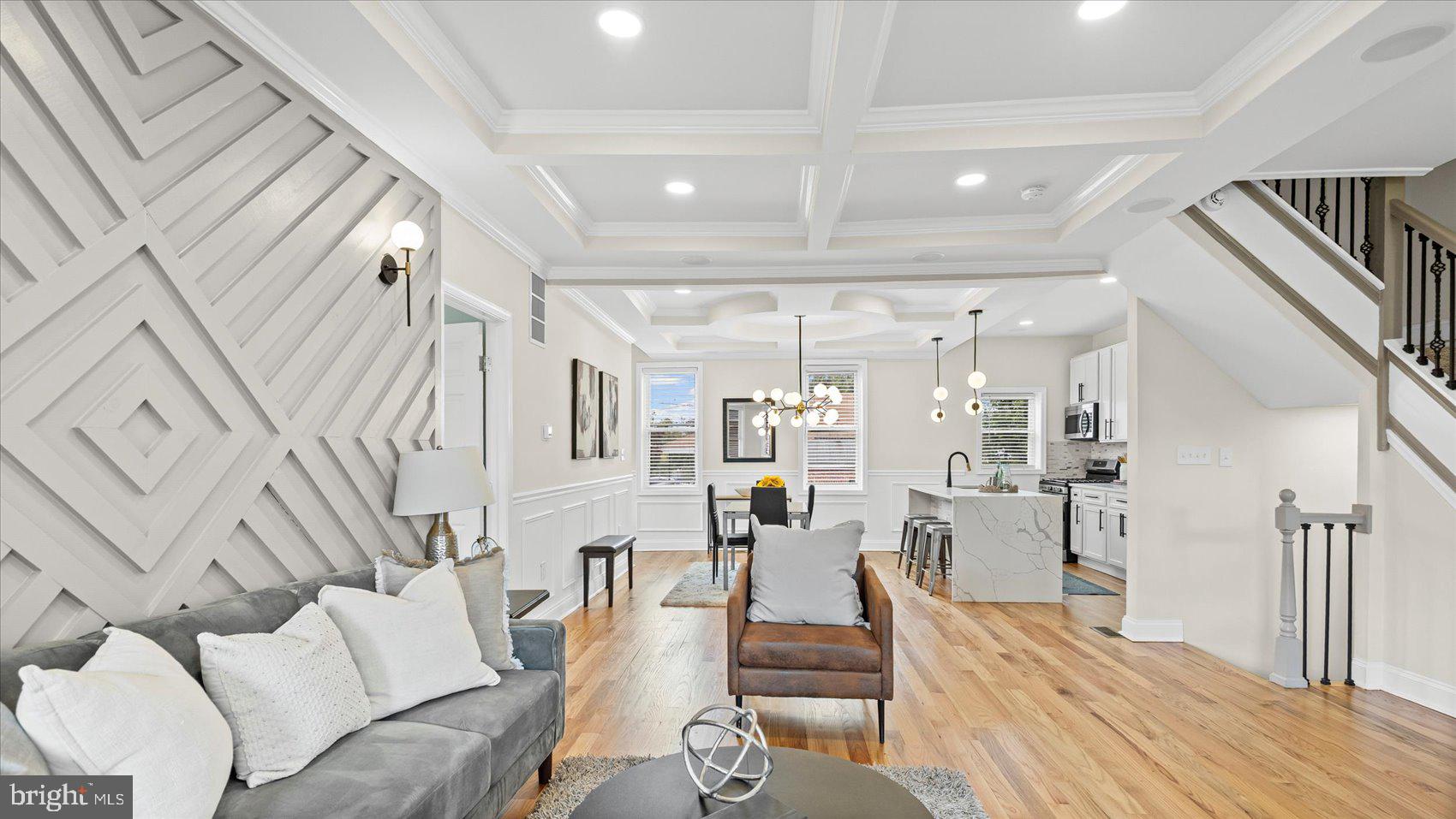 5300 Greenhill Avenue Baltimore, MD 21206 - Photo 5 of 43 a living room with furniture and a wooden floor