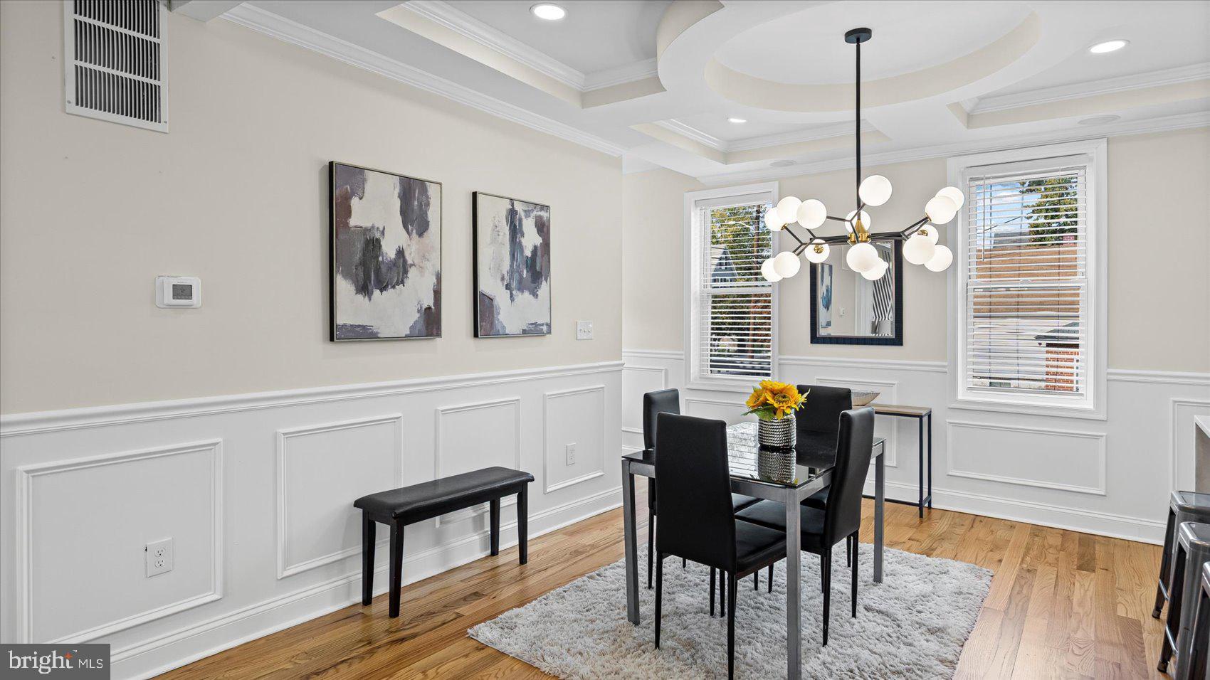 5300 Greenhill Avenue Baltimore, MD 21206 - Photo 7 of 43 a view of a dining room with furniture window and wooden floor