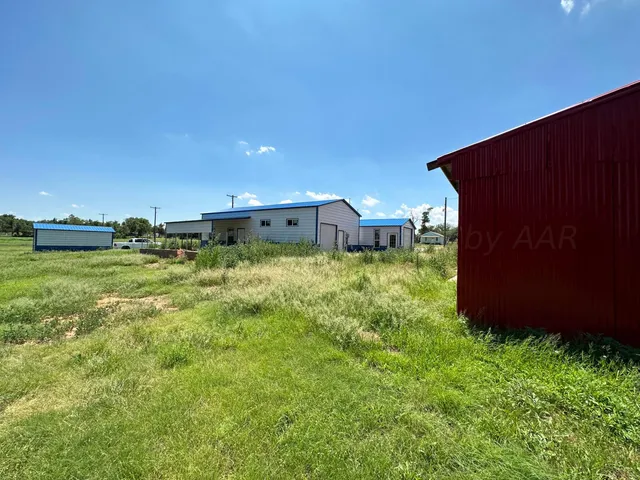 a view of a green field