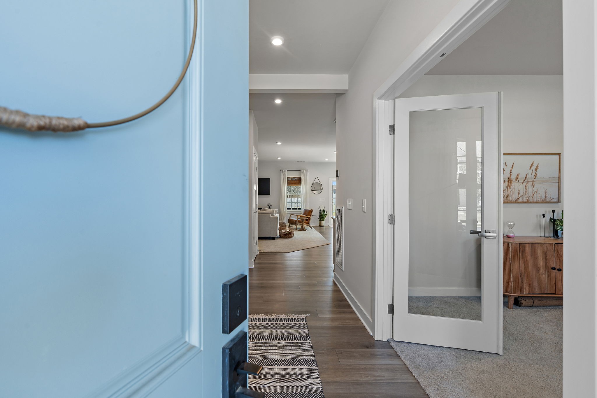 406 Ryan Avenue Gallatin, TN 37066 - Photo 7 of 45 a view of a hallway view with wooden floor and living room