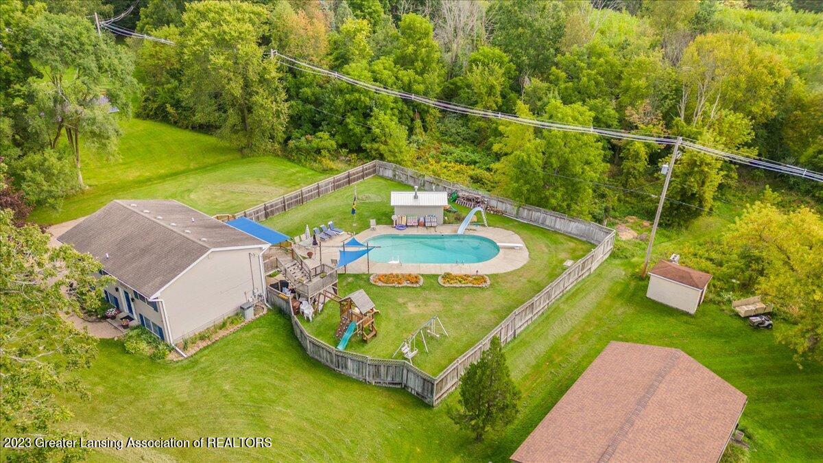 3323 Kemler Road Eaton Rapids, MI 48827 - Photo 37 of 40 Aerial SW